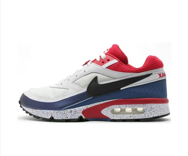 Cheap Nike Air Max BW Men's Shoes White Red Blue Black-10